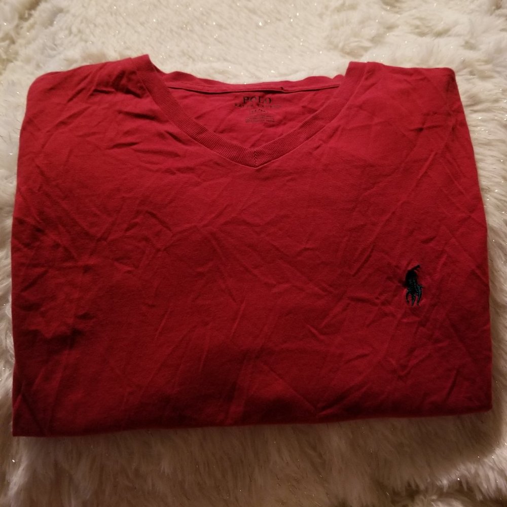 Polo by Ralph Lauren Red Sz Med Shirt Short sleeve